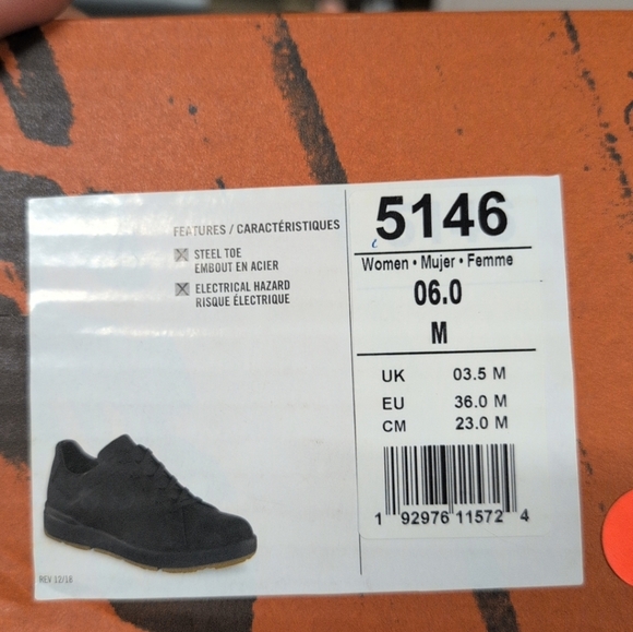 Black Worx By Red Wings Women's Shoes Size 6 - Picture 3 of 3